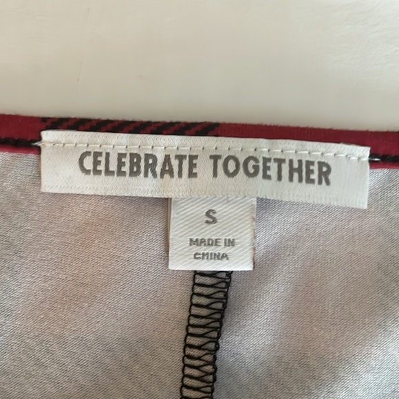 Celebrate Together Buffalo check red &  black long sleeve dress ladies sz  small - Picture 4 of 10